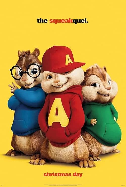 Alvin and the Chipmunks: The Squeakquel film posteri
