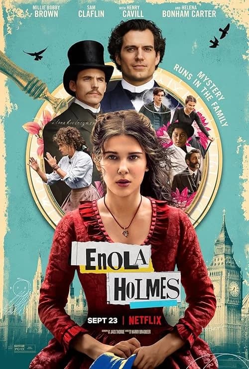 Enola Holmes film posteri