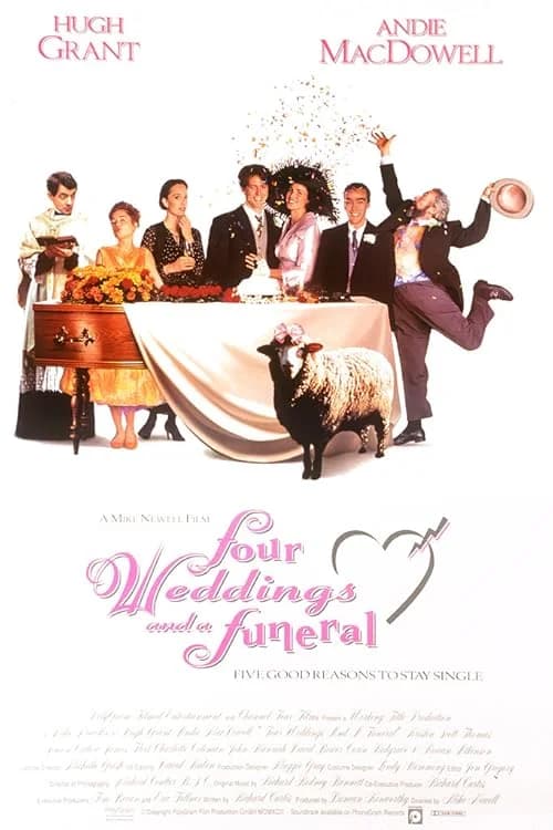 Four Weddings and a Funeral film posteri