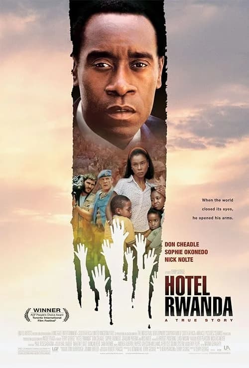 Hotel Rwanda film posteri