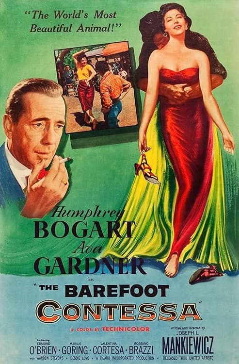 The Barefoot Contessa film posteri
